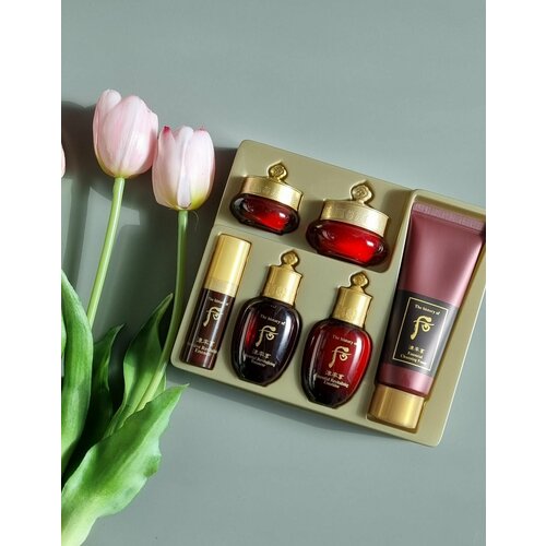 The History of Whoo Jinyulhyang Essence Special Gift Set / Набор антивозрастных средств с фитоэстрогенами (минисет) the history антивозрастной набор jinyulhyang 6pcs set