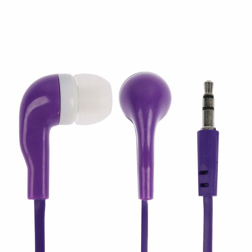 Наушники Luazon LN-2 вакуумные плоский провод микс 325₽