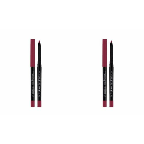 Topface Карандаш для губ водостойкий Stylo Lipliner, автоматический, тон 012, 1.1г, 2 шт.