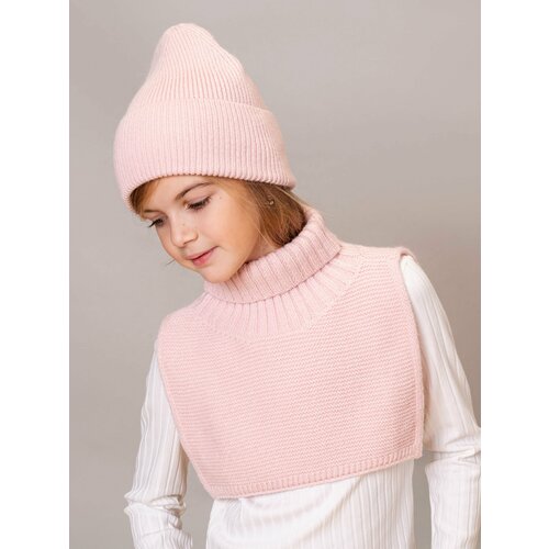 фото Шапка бини ole!twice, размер 53-56, розовый