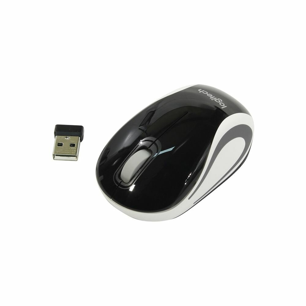 Logitech Wireless Mini Mouse M187 (синий) - фото №18
