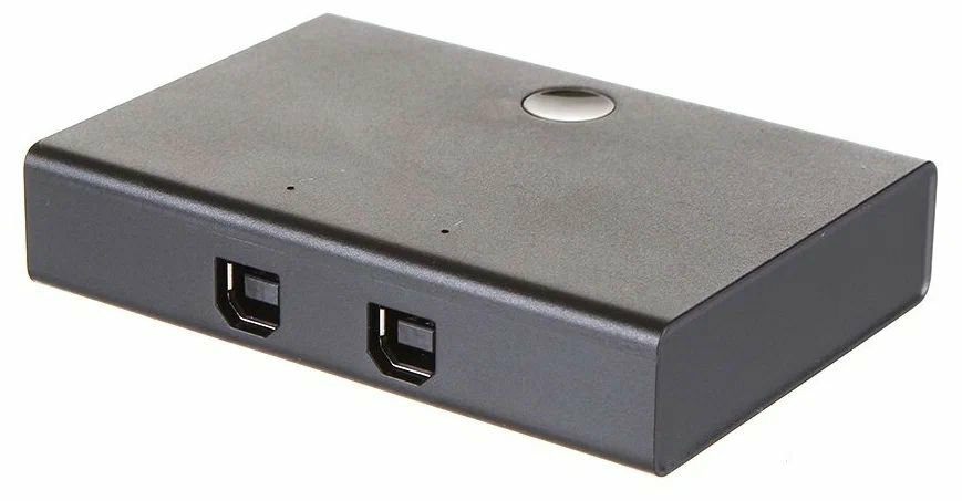 Разветвитель портов UGREEN Sharing Switch USB-B 2x1 USB 20 30345 (Black)