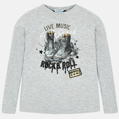 фото Лонгслив mayoral, размер 162 (16 лет), серый