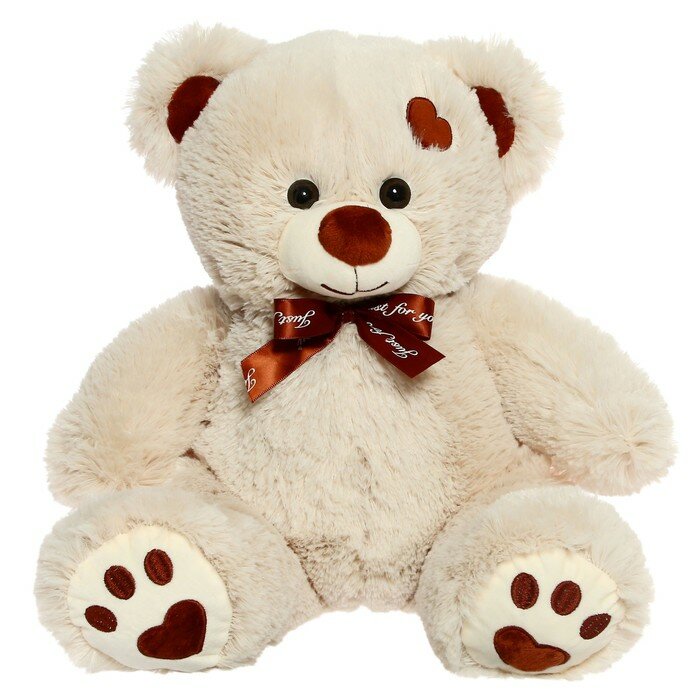 Мягкая игрушка Любимая игрушка "Медведь Кельвин" латте, 50 см