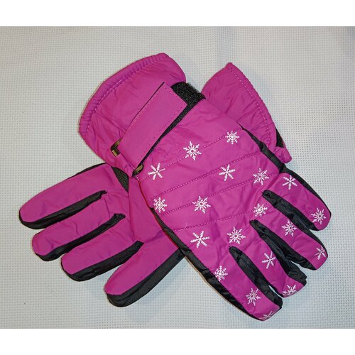 Перчатки, размер 12-14 лет, розовый