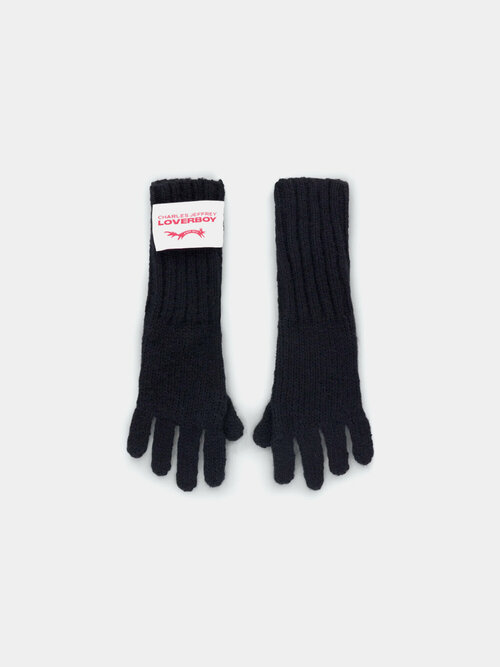 Перчатки Charles Jeffrey Loverboy Mohair Gloves, черный