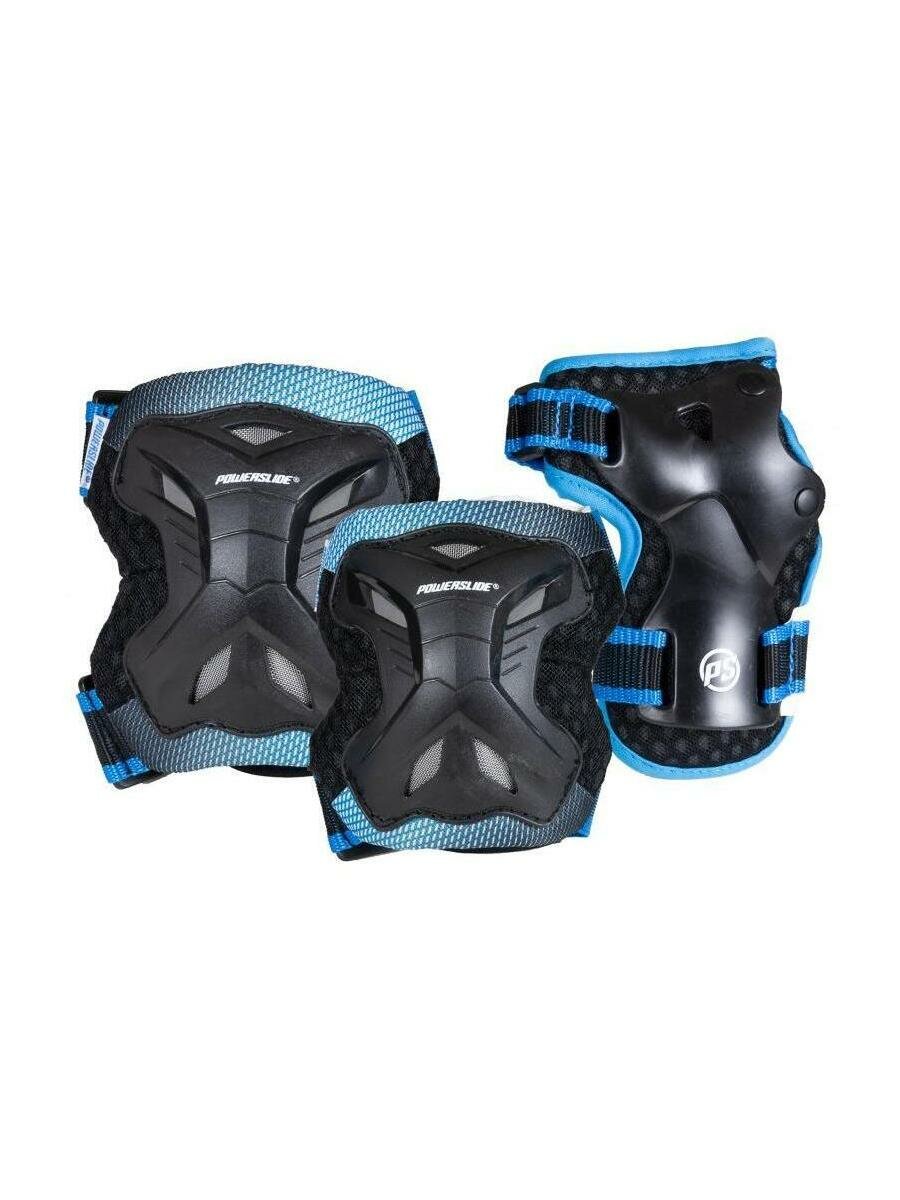 Комплект защиты для роликов Powerslide Kids Pro Boys Set Black/Blue (US: XS)