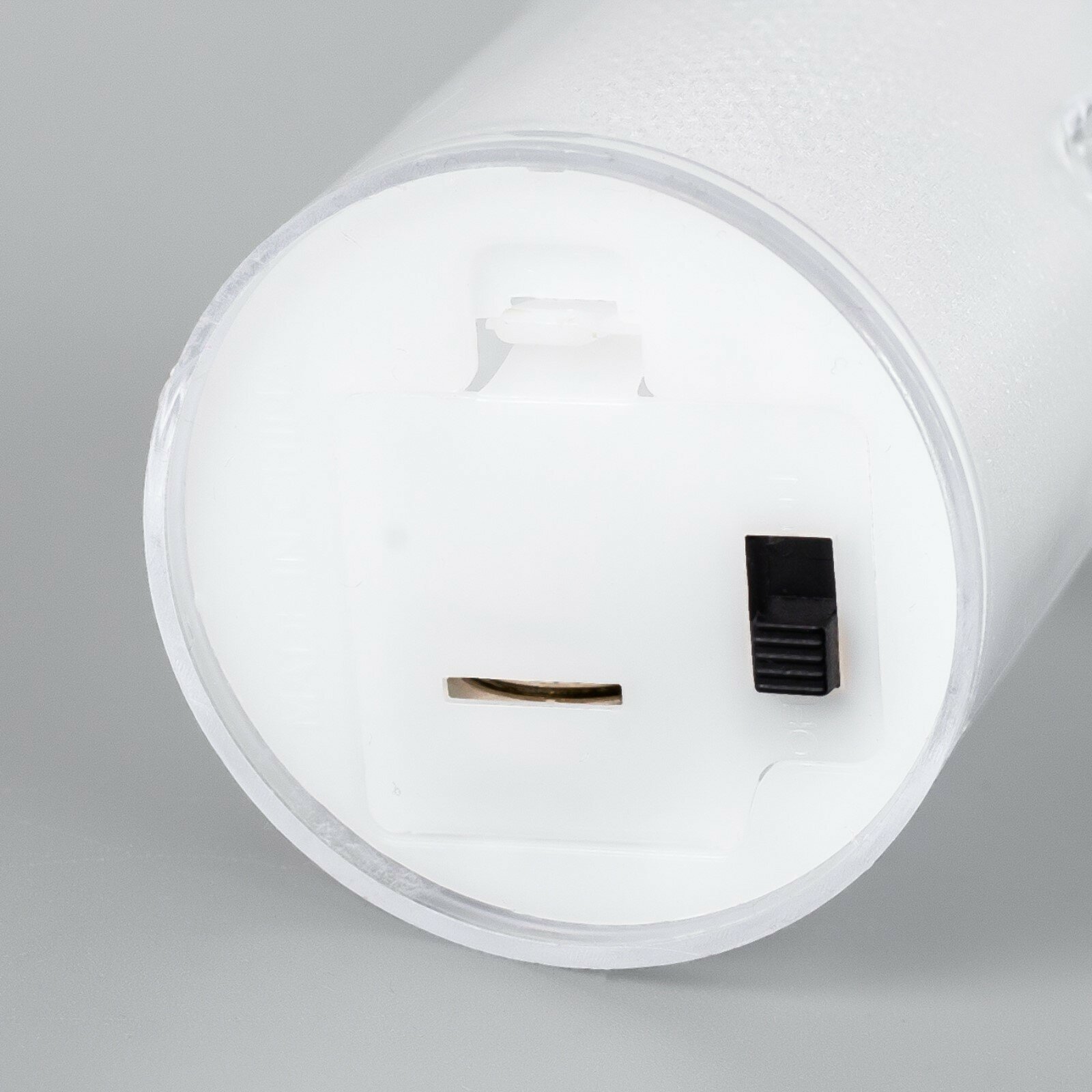 Ночник "Морозная свеча" LED от батареек 3хAG13 белый 3.5х3.5х8 см - фотография № 5