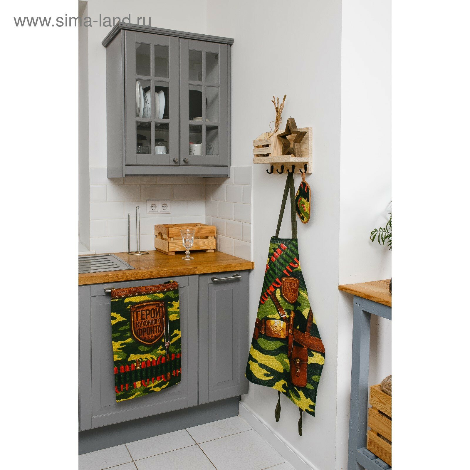 Полотенце кухонное "Генерал кухни" 35х60 см - фотография № 13