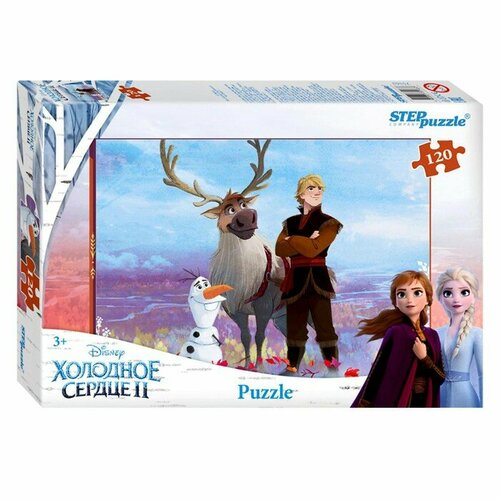 Пазлы Step Puzzle 120 деталей Холодное сердце-2 (Disney) (75163) пазлы step puzzle disney 5 80 деталей 77148