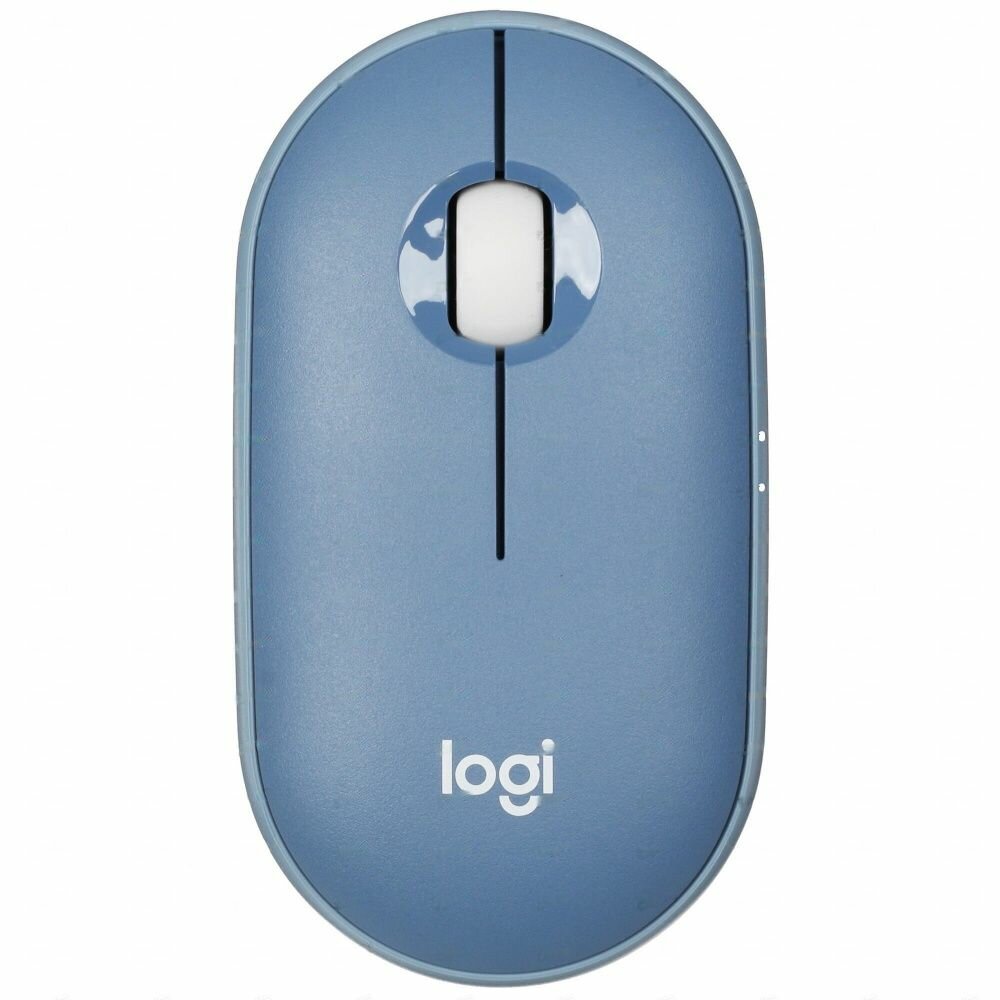 Мышь беспроводная Logitech Pebble M350 910-006655 синий