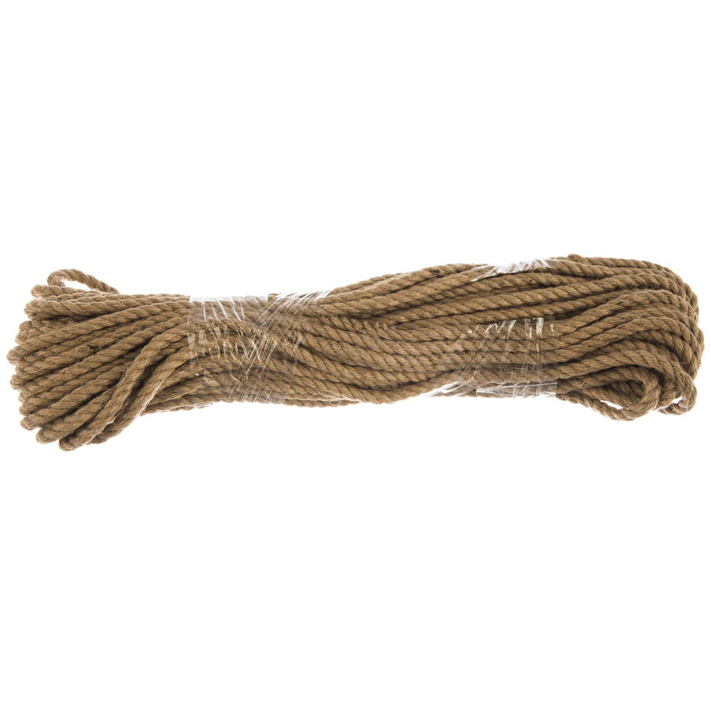 Канат джутовый 8 мм (20 м) моток {70760}