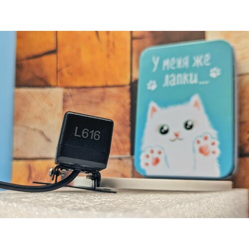 Камера заднего вида для авто с подсветкой 4 LED водонепроницаемая универсальная автомобильная 135000₽