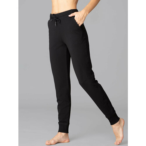 фото Брюки джоггеры oxouno, размер m, черный