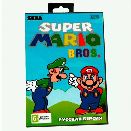 Картридж Super Mario bros Для приставки Sega Genesis Sega Mega Drive 16 bit MD