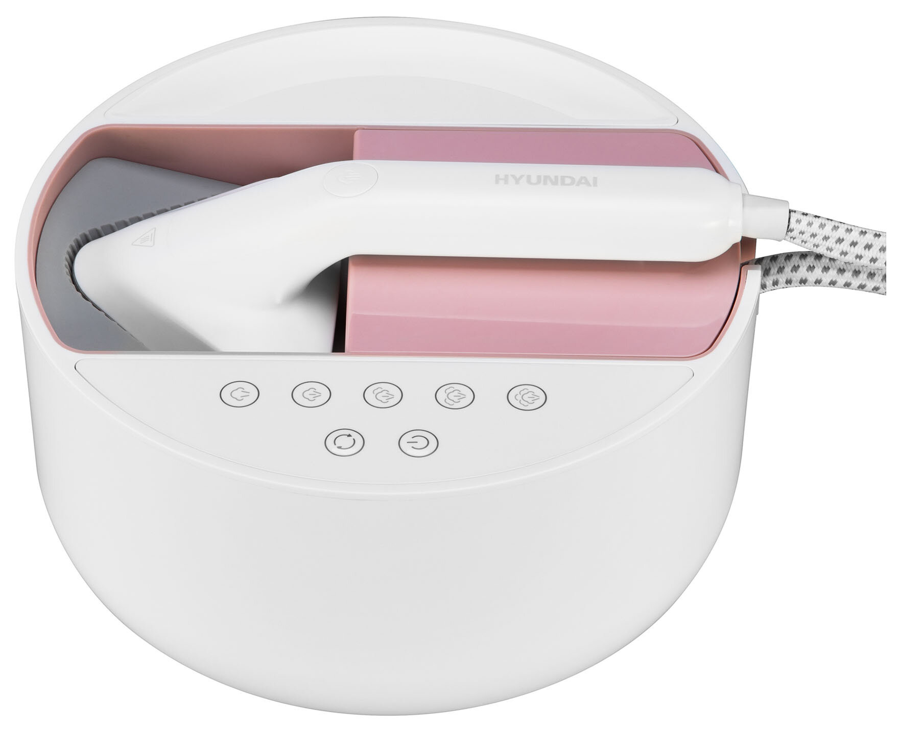фото Парогенератор Hyundai H-SS02470 белый/розовый