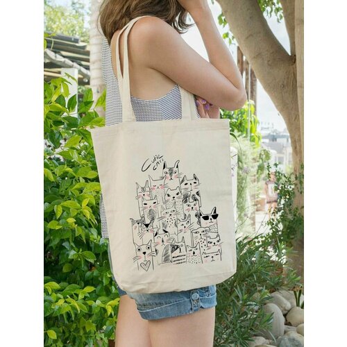 фото Сумка шоппер , фактура плетеная, розовый kotofoto76