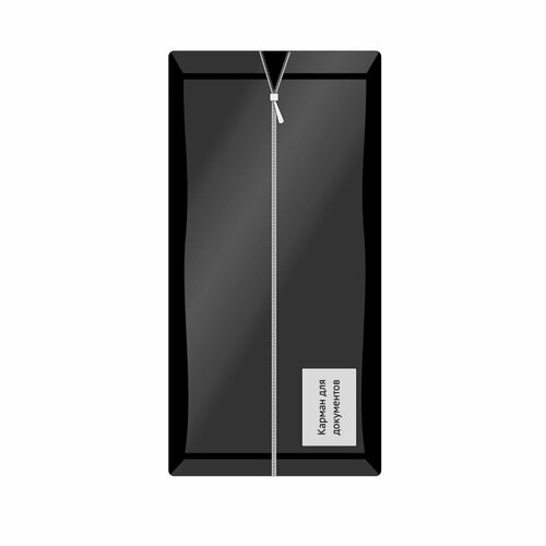 Пакет д/трупов, лам. нетк,80мкм,900x2200см, молн, б/ручк, черн, 10шт/уп сзпи