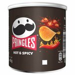 Чипсы Pringles Hot and Spicy / Принглс Хот энд Спайси 40гр. (Европа) - изображение