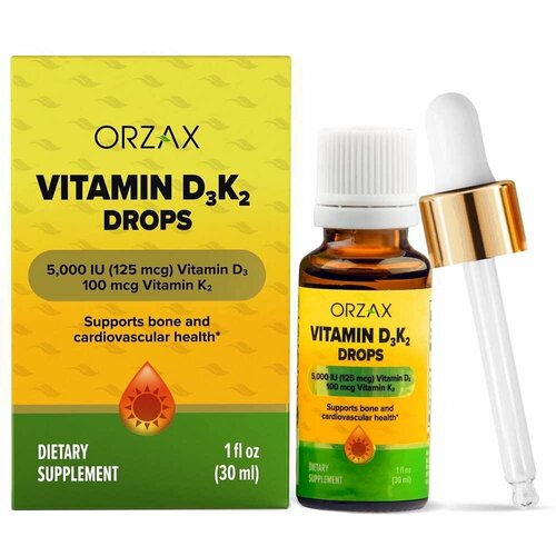 Orzax Vitamin D3 K2 30 мл (Orzax)