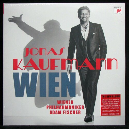 виниловые пластинки sony classical jonas kaufmann du bist die welt fur mich 2lp Виниловая пластинка Sony Classical Jonas Kaufmann – Wien (2LP)