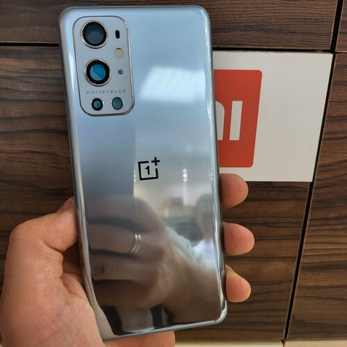 Крышка для OnePlus 9 Pro оригинальная (заднее стекло) цвет: серебристый