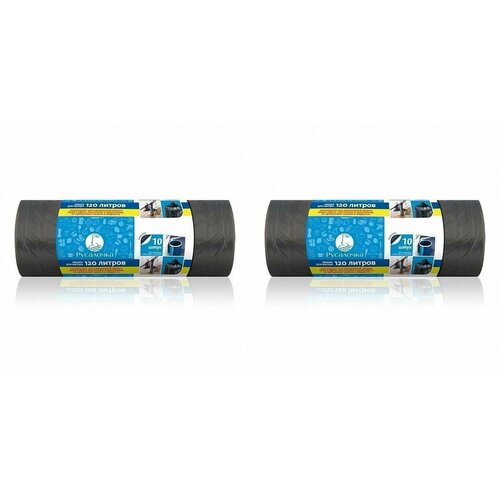 Eco Line Мешки для мусора, 12 мкр, 120 л, 10 шт, 2 уп