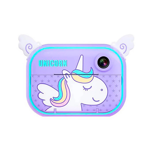 Детский фотоаппарат мгновенной печати PurpleUnicorn