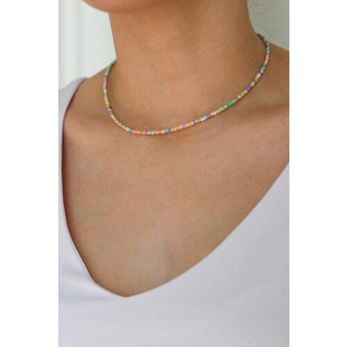 Чокер, длина 40 см., мультиколор