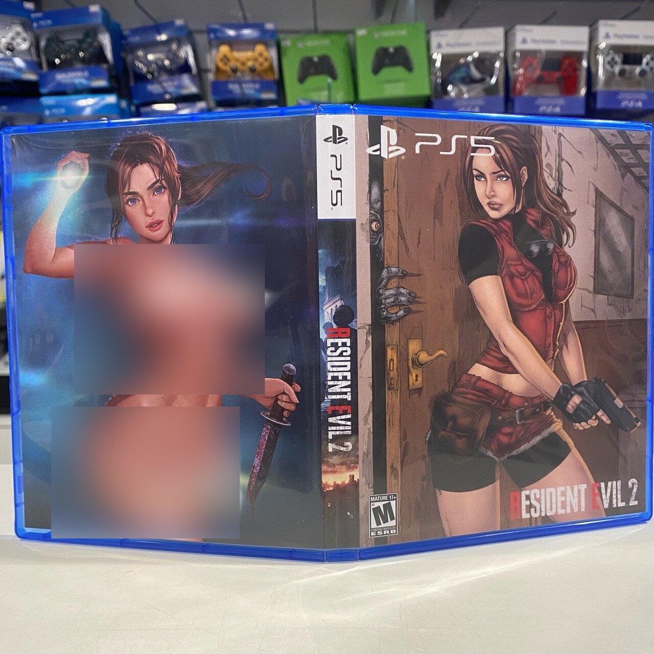 Эксклюзивная обложка PS5 для Resident evil 2 №4