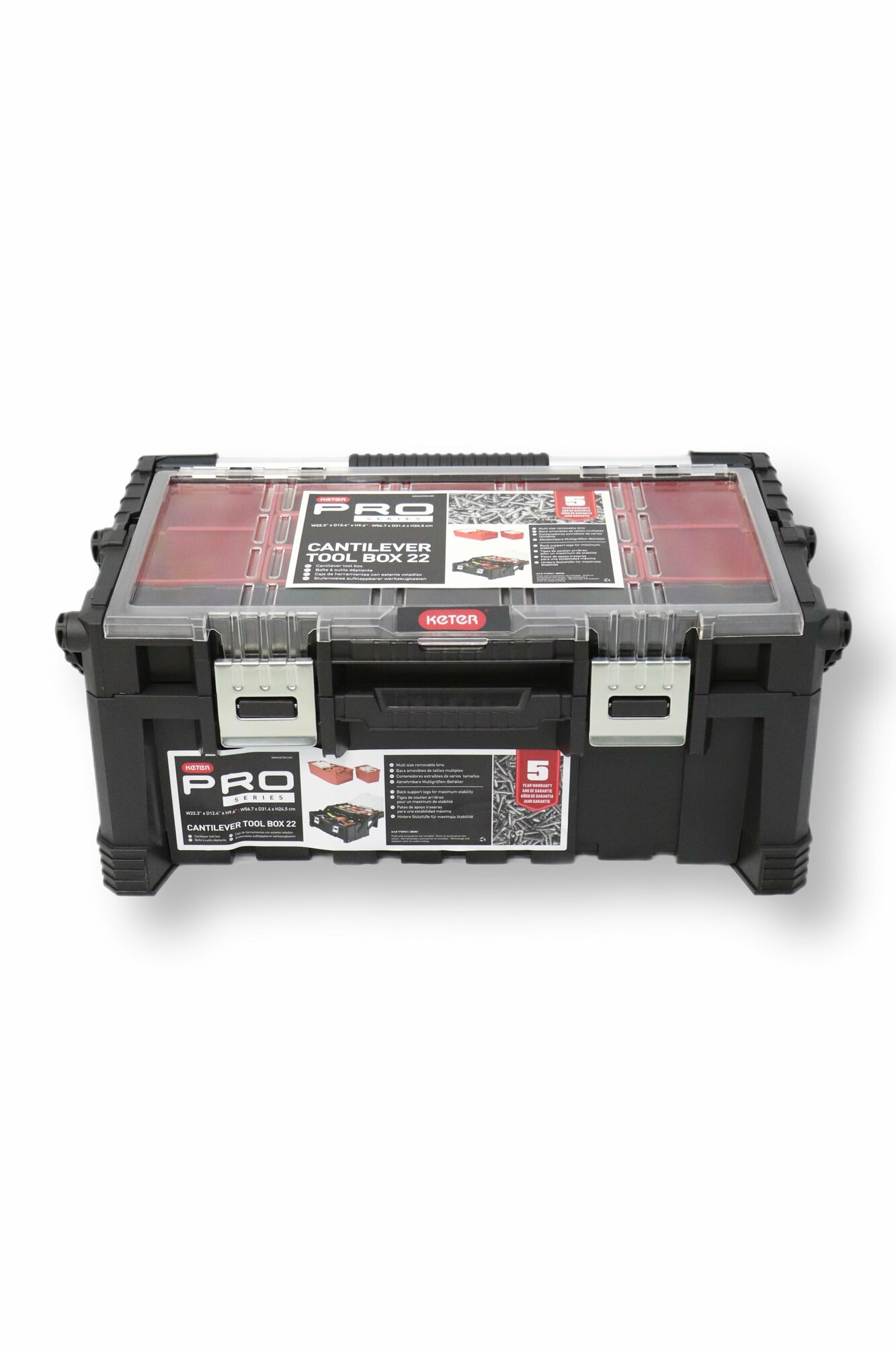 Ящик 22" Cantilever Tool Box для инструмента 56,7х31,4х24,5 см KETER 17187311