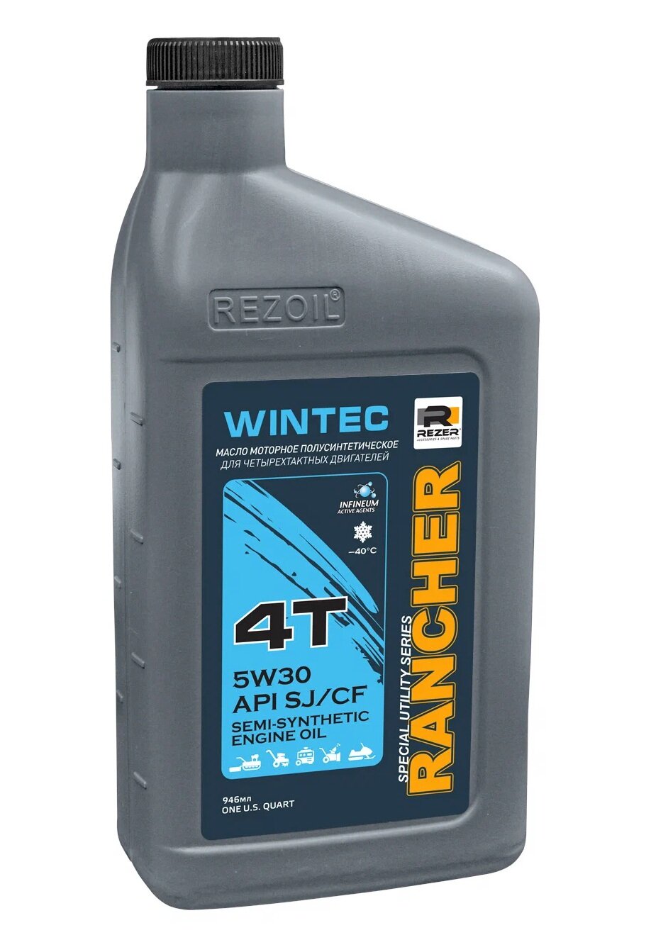 Масло полусинтетическое Rezoil Rancher WINTEC 5W30 0,946 л