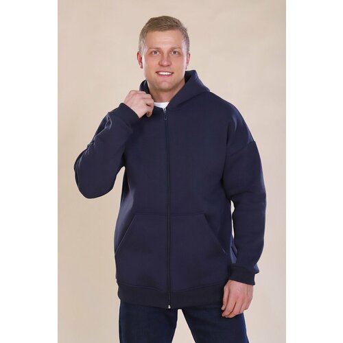 фото Толстовка руся zipper, размер 58, серый