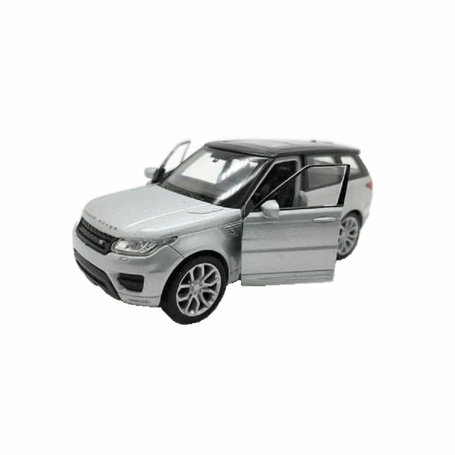 Модель машины 1:38 Welly Range Rover Sport серый 43698