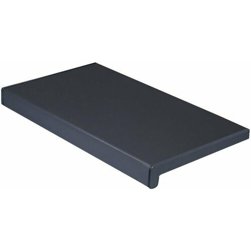 ПВХ Подоконник Витраж Кристалит ( антрацит серый матовый ) 300мм, длина 1500 мм