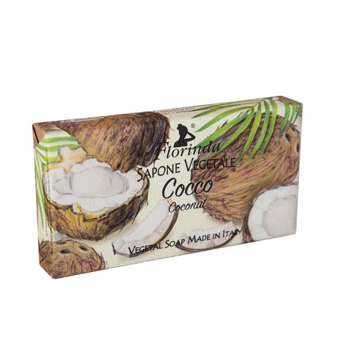 Florinda Vegetal Soap Coconut Мыло натуральное на основе растительных масел Кокос 100 гр мыло с ароматом лимона 200 мл florinda soap lemon
