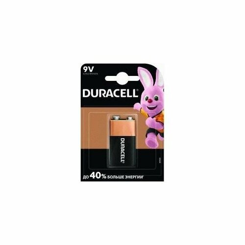 Батарейка Э/п Duracell 6LR61/6LF22 BL1, 1 шт. элемент питания duracell high power lithium cr123a bl1 арт 02914 1 шт