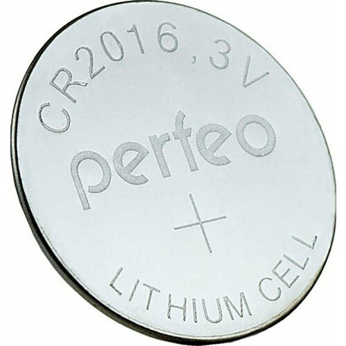 Батарейка Батарейка CR2016 литиевая Perfeo CR2016/1BL Lithium Cell 1шт 3 упаковки батарейка cr2016 литиевая perfeo cr2016 5bl lithium cell 5 шт