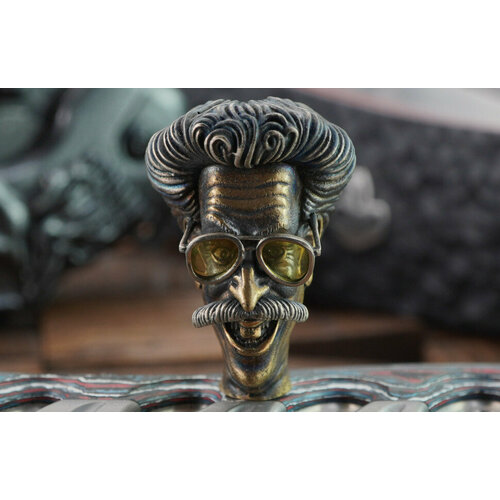 Бусина Борат (белый металл, латунь)