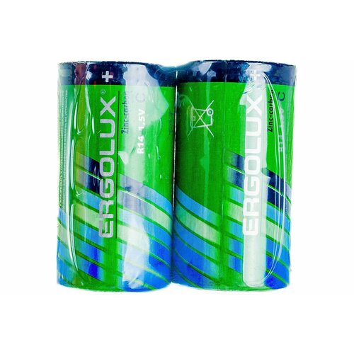 батарейка energy r14 с в упаковке 2 шт Ergolux R14 SR2 (R14SR2, батарейка,1.5В) 12 шт.