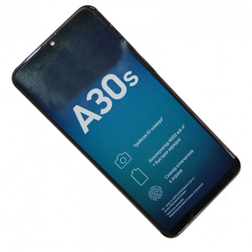 Дисплей для Samsung A307F (A30s) модуль Черный экран дисплей для samsung a307f galaxy a30s модуль с рамкой и тачскрином черный amoled