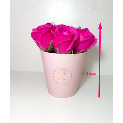 Букет из 7 уникальных мыльных роз