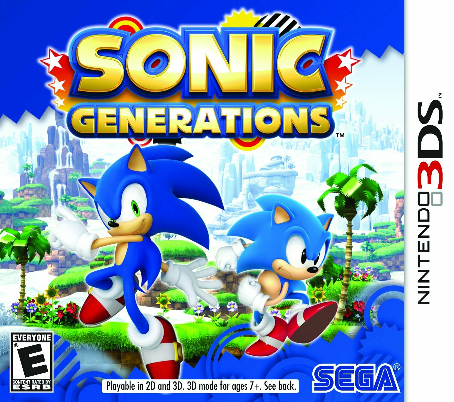 Sonic Generations (3DS, английская версия)