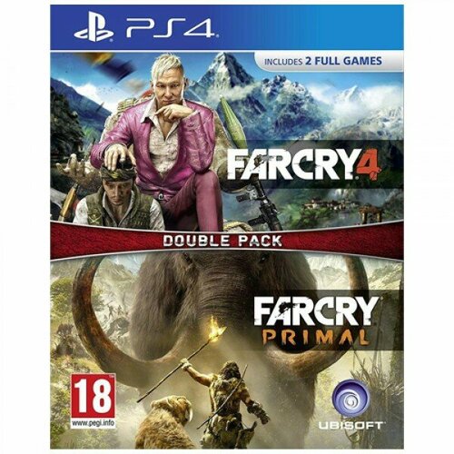 Far Cry 4 + Far Cry Primal - Double Pack (русская версия) (PS4) far cry 3 classic edition русская версия ps4