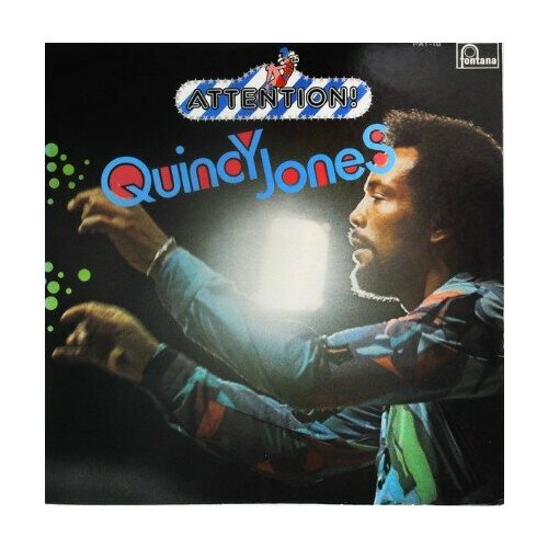 Старый винил, Fontana, QUINCY JONES - Attention! Quincy Jones (LP , Used) quincy jones big band bossa nova новая пластинка lp винил