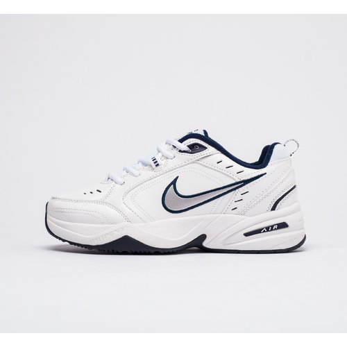 фото Кроссовки nike air monarch iv, полнота d, размер 42.5 eu, белый, синий