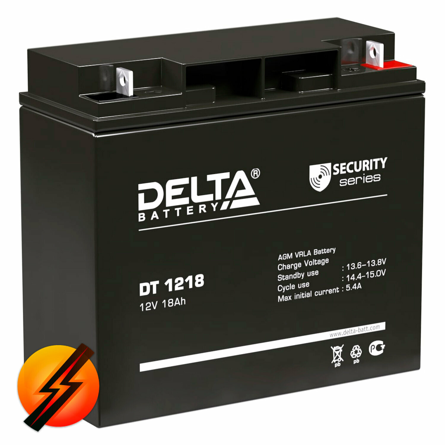 Аккумуляторная батарея Delta DT 1218