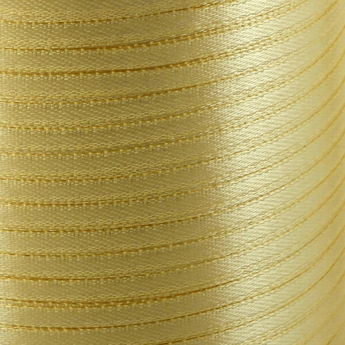 Лента атласная 60 м для вышивки / рукоделия / декора, цвет бледно-желтый, ширина 3 мм лента атласная 60 м для вышивки рукоделия декора цвет бледно оранжевый ширина 3 мм