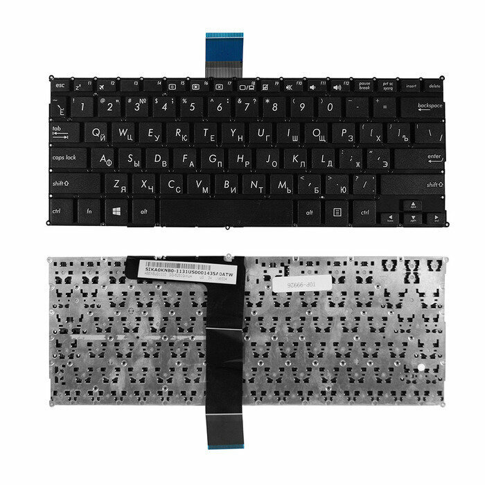 Клавиатура Asus X200CA F200CA R200CA P/N: 90NB02X2-R30190, 0KNB0-1123RU00, AEEX8700010