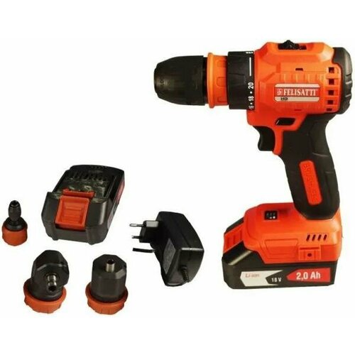 Дрель-шуруповёрт Felisatti ДА-18В 1265100₽